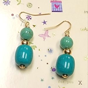 Turquoise Colored Earrings